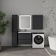 Style Line Шкаф навесной Атлантика 60 Люкс Plus графит – картинка-12